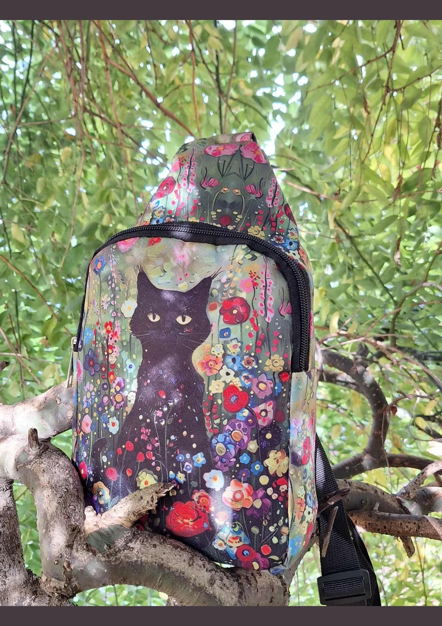 Chat Noir Multicolore Crossbody Bag – photo 5